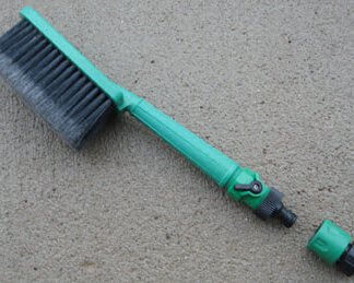Hand-Held Flow-Through Body Brush- DELUXE