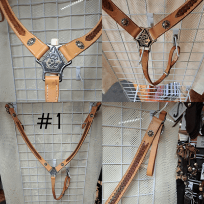 Handmade Leather Breastcollar - Image 2